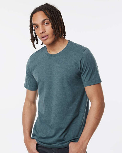 Tultex Combed CVC T-Shirt 602CVC #colormdl_Heather Deep Teal