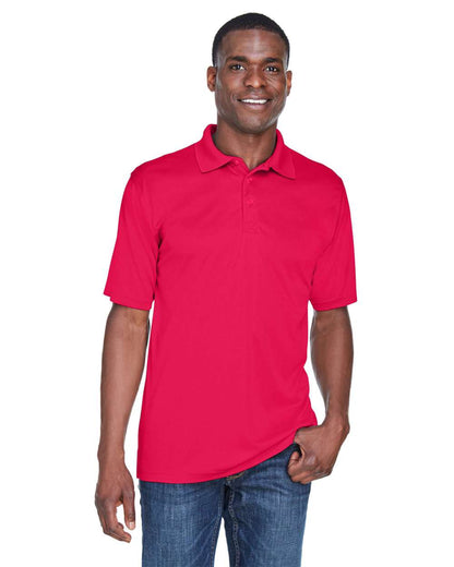 UltraClub Men's Cool & Dry Sport Performance Interlock Polo 8425 #colormdl_Red