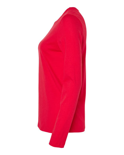 BELLA + CANVAS Women’s Jersey Long Sleeve Tee 6500 #color_Red