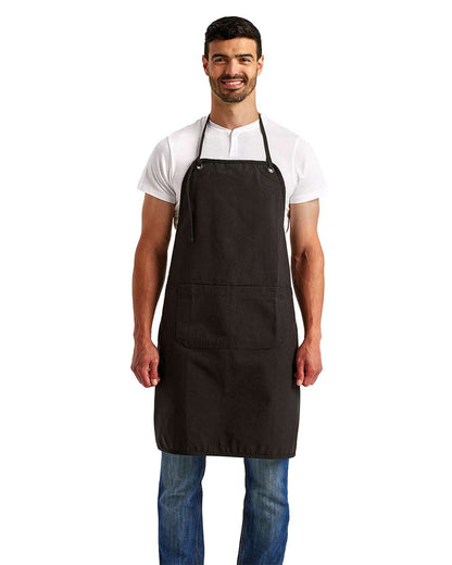 Artisan Collection by Reprime Artisan's Choice Double Pocket Canvas Apron RP181 #colormdl_Black