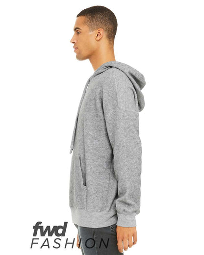 BELLA + CANVAS FWD Fashion Sueded Fleece Hoodie 3329 #color_Athletic Heather