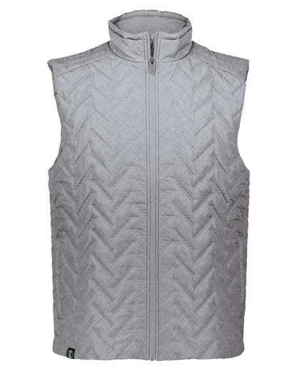 Holloway Men's Repreve® Eco Quilted Vest 229513 #color_Tundra Haze Print