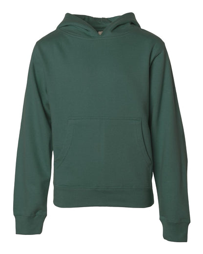 Independent Trading Co. Youth Midweight Hooded Sweatshirt SS4001Y #color_Alpine Green