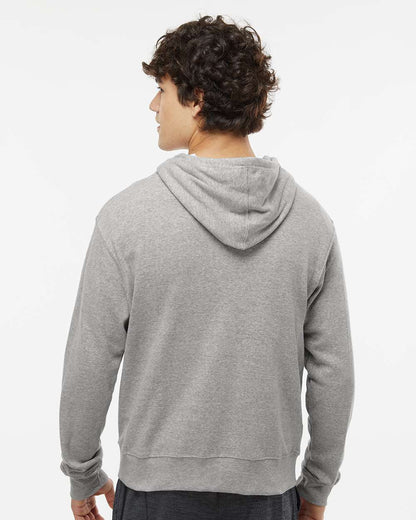 J. America Men's Triblend Full-Zip Hooded Sweatshirt 8872 #colormdl_Grey Triblend