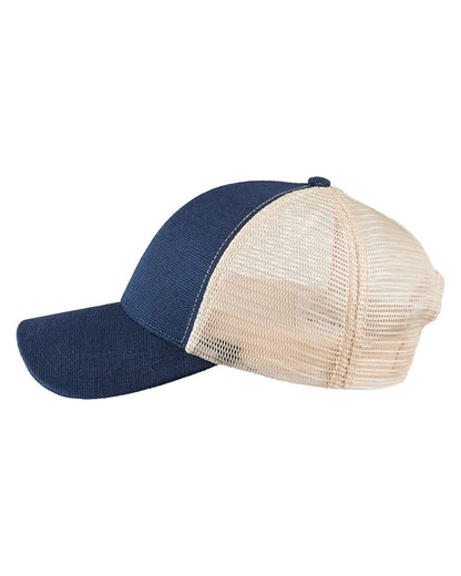 econscious Hemp Blend Trucker Cap EC7093 #color_Navy/ Oyster