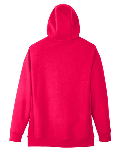 Team 365 Unisex Zone HydroSport™ Heavyweight Full-Zip Hooded Sweatshirt TT95 #color_Sport Red