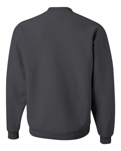 JERZEES Unisex NuBlend® Crewneck Sweatshirt 562MR #color_Charcoal Grey