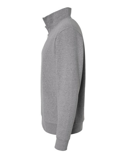 Next Level Fleece Quarter-Zip Pullover 9643 #color_Heather Grey