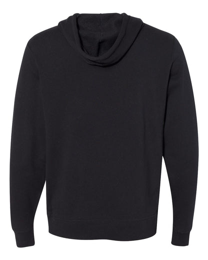 Independent Trading Co. Unisex Lightweight Hooded Sweatshirt AFX90UN #color_Black