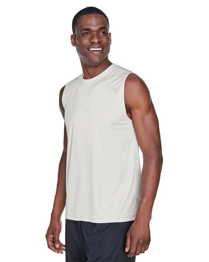 Team 365 Men's Zone Performance Muscle T-Shirt TT11M #colormdl_Sport Silver