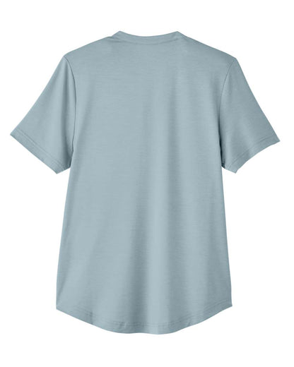 North End Women's JAQ Snap-Up Stretch Performance Polo NE100W #color_Opal Blue