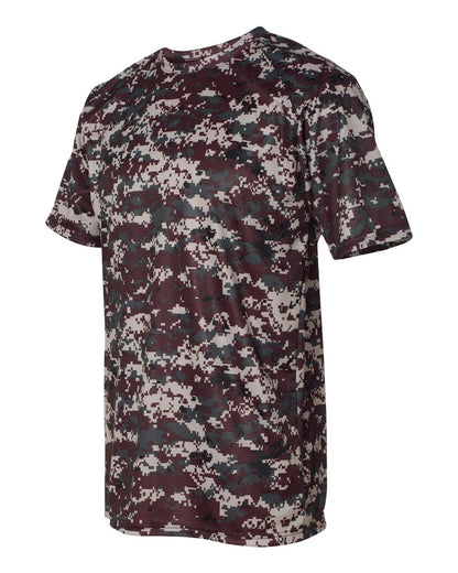 Badger Digital Camo T-Shirt 4180 #color_Maroon Digital