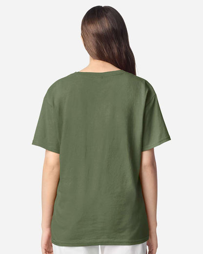 Gildan Youth Light Cotton T-Shirt 3000B #colormdl_Military Green