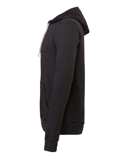 BELLA + CANVAS Unisex Sponge Fleece Hoodie Sweatshirt 3719 #color_Dark Grey Heather
