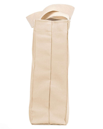 Bayside USA Made Cotton Canvas Medium Gusset Tote Bag BA750 #color_Natural