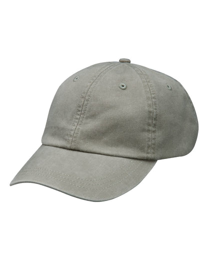 Adams Headwear Optimum Pigment-Dyed Dad Hat LP101 #color_Stone