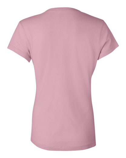 BELLA + CANVAS Women’s Jersey V-Neck Tee 6005 #color_Pink