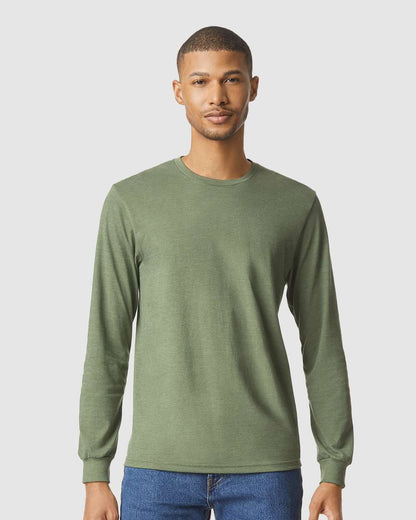 Gildan Softstyle® CVC Long Sleeve T-Shirt 67400 #colormdl_Cactus