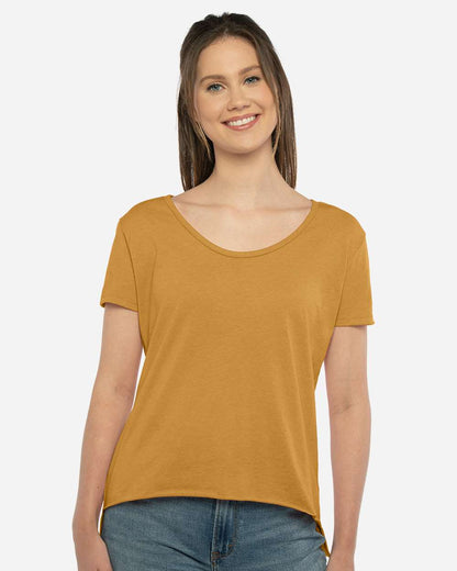 Next Level Women's Festival Scoop Neck T-Shirt 5030 #colormdl_Antique Gold
