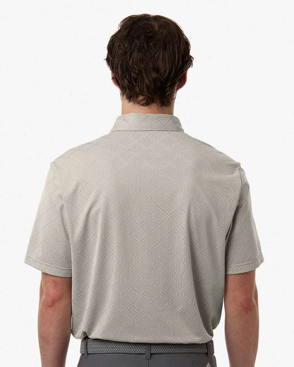 Adidas Men's Ultimate365 Jacquard Polo A2014 #colormdl_Putty Beige/ White