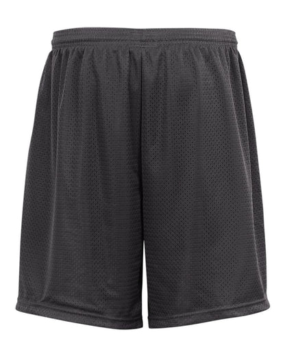 Badger Youth Pro Mesh 6" Shorts 2207 #color_Graphite