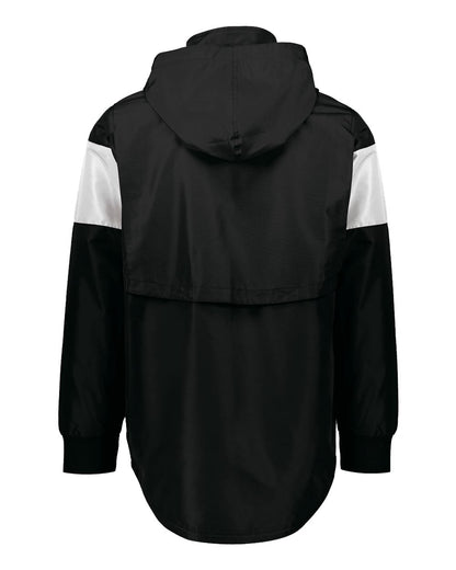 Holloway Men's Potomac Hooded Jacket 229527 #color_Black/ White