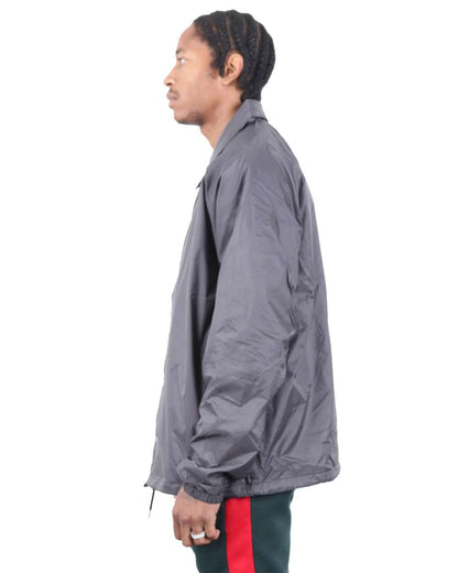 Shaka Wear Unisex Coaches Jacket SHCJ #colormdl_Dark Grey