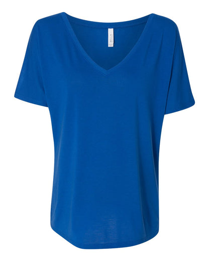 BELLA + CANVAS Women’s Slouchy V-Neck Tee 8815 #color_True Royal