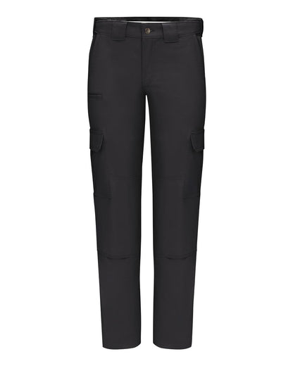 Dickies Women's Extended Sizes Tactical Pants FP78EXT #color_Black - 37 Unhemmed
