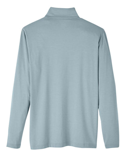North End Men's JAQ Stretch Performance Snap-Neck Pullover NE400 #color_Opal Blue