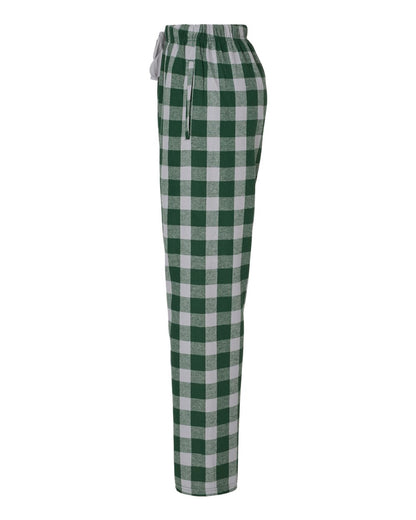 Boxercraft Women's Haley Flannel Pants BW6620 #color_Green/ Oxford Buffalo