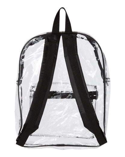 Liberty Bags Clear PVC Backpack 7010 #color_Black