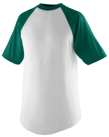 Augusta Sportswear Youth Short Sleeve Baseball Jersey 424 Augusta Sportswear Youth Short Sleeve Baseball Jersey 424