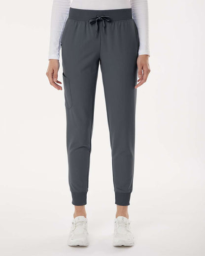 Jaanuu Women's Silex Knit-Waist Scrub Joggers W20003 #colormdl_Carbon Grey