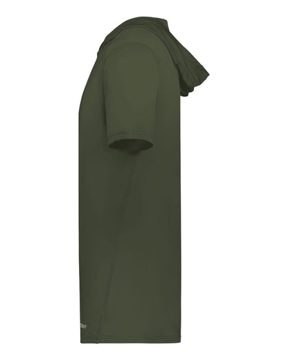 Holloway Men's Hooded T-Shirt Powered by Coolcore 222142 #color_Olive
