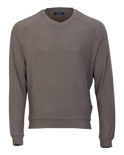 Boxercraft Men's Cuddle Cross-Neck Sweater BM1201 #color_Meditation Grey