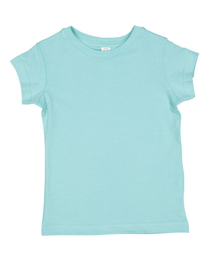 Rabbit Skins Toddler Girls Fine Jersey Tee 3316 #color_Chill
