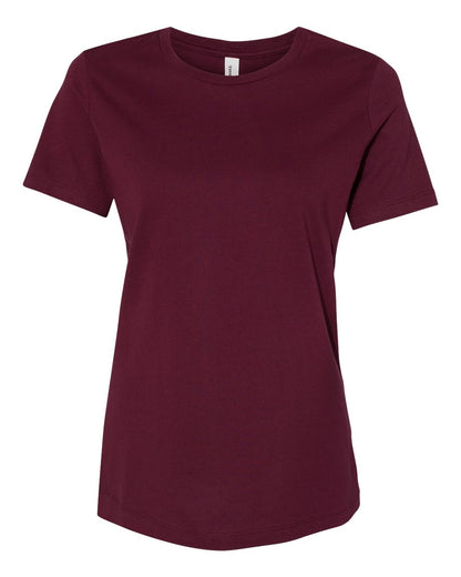 BELLA + CANVAS Women’s Relaxed Jersey Tee 6400 #color_Maroon