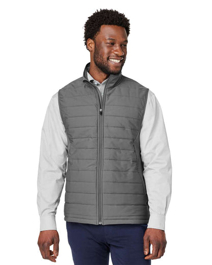 Devon & Jones Men's New Classics® Charleston Hybrid Vest DG706 #colormdl_Graphite Melange/ Graphite