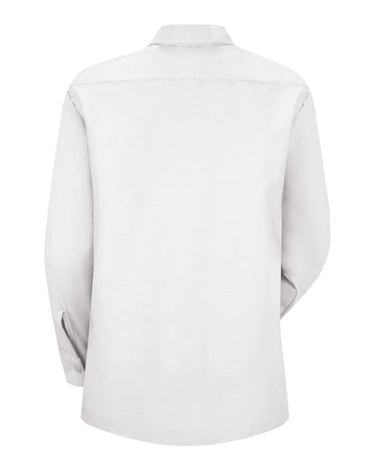 Red Kap Women's Industrial Work Shirt SP13 #color_White