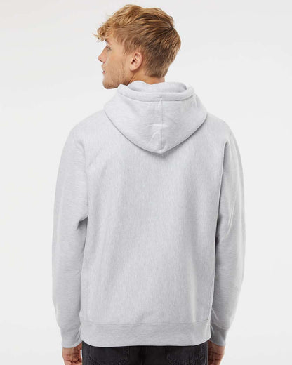 Independent Trading Co. Unisex Legend Premium Heavyweight Cross-Grain Hooded Sweatshirt IND5000P #colormdl_Grey Heather