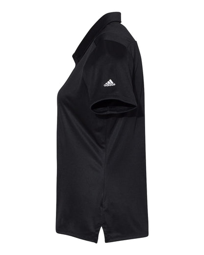 Adidas Women's 3-Stripes Shoulder Polo A325 #color_Black/ White