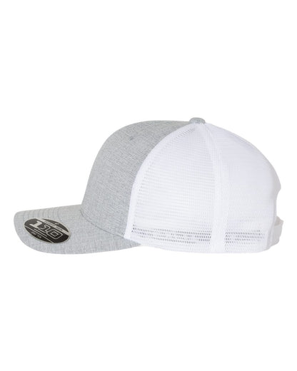 Flexfit 110® Mesh-Back Cap 110M #color_Melange Silver/ White