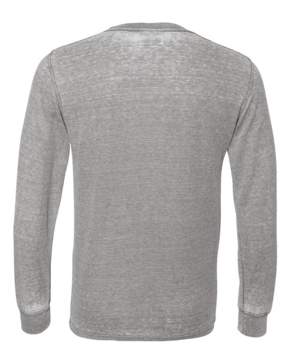 J. America Men's Vintage Zen Thermal Long Sleeve T-Shirt 8241 #color_Cement