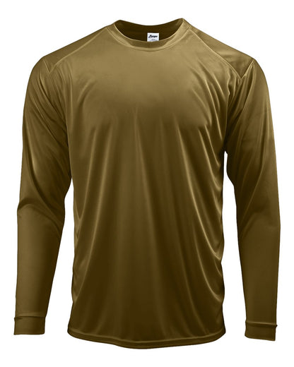 Paragon Unisex Long Islander Performance Long Sleeve T-Shirt 210 #color_Woodland Brown