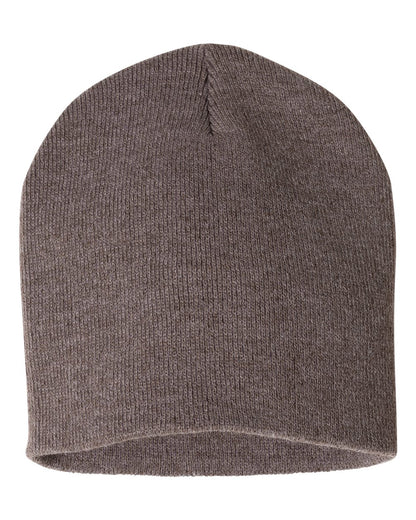 Sportsman 8" Beanie SP08 #color_Heather Brown