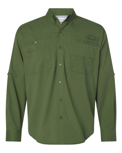 Paragon Men's Kitty Hawk Performance Fishing Shirt 702 #color_Olive Green