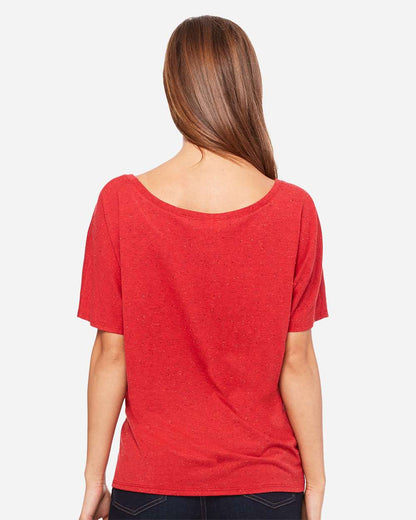 BELLA + CANVAS Women’s Slouchy Tee 8816 #colormdl_Red Speckled