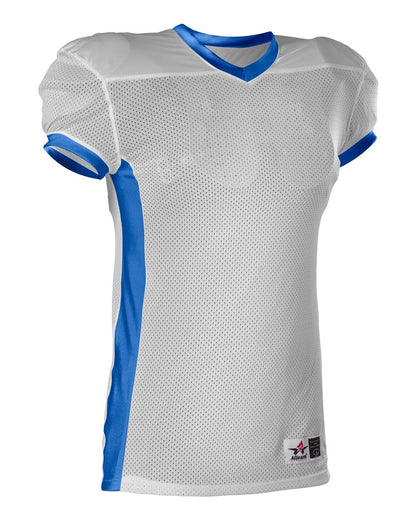 Alleson Athletic Football Jersey 750E #color_White/ Royal