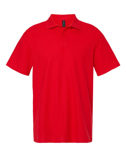 Gildan Unisex Softstyle® Pique Polo 64800 #color_Red